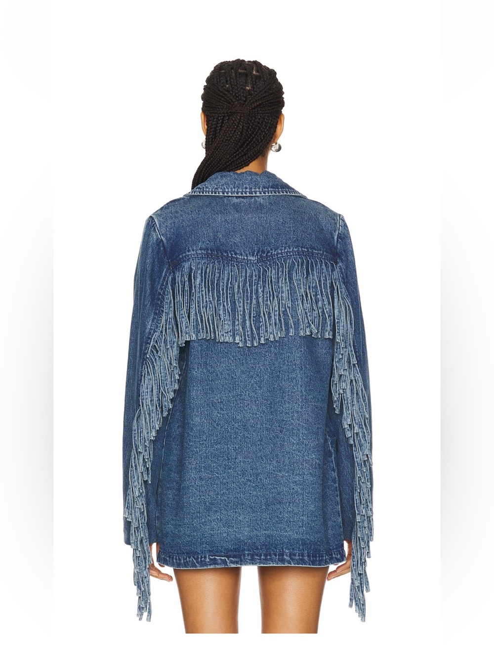 Show Me Your Mumu fringe sierra jacket size large - Picture 3 of 9